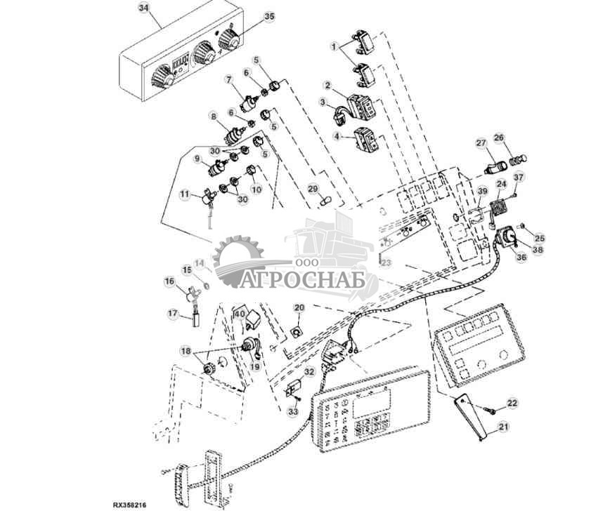 ЭЛЕМЕНТЫ УПРАВЛЕНИЯ НА ПАНЕЛИ И ПЕРЕКЛЮЧАТЕЛИ 